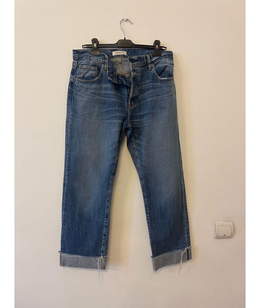 MOUSSY VINTAGE Синие прямые джинсы, фото 6
