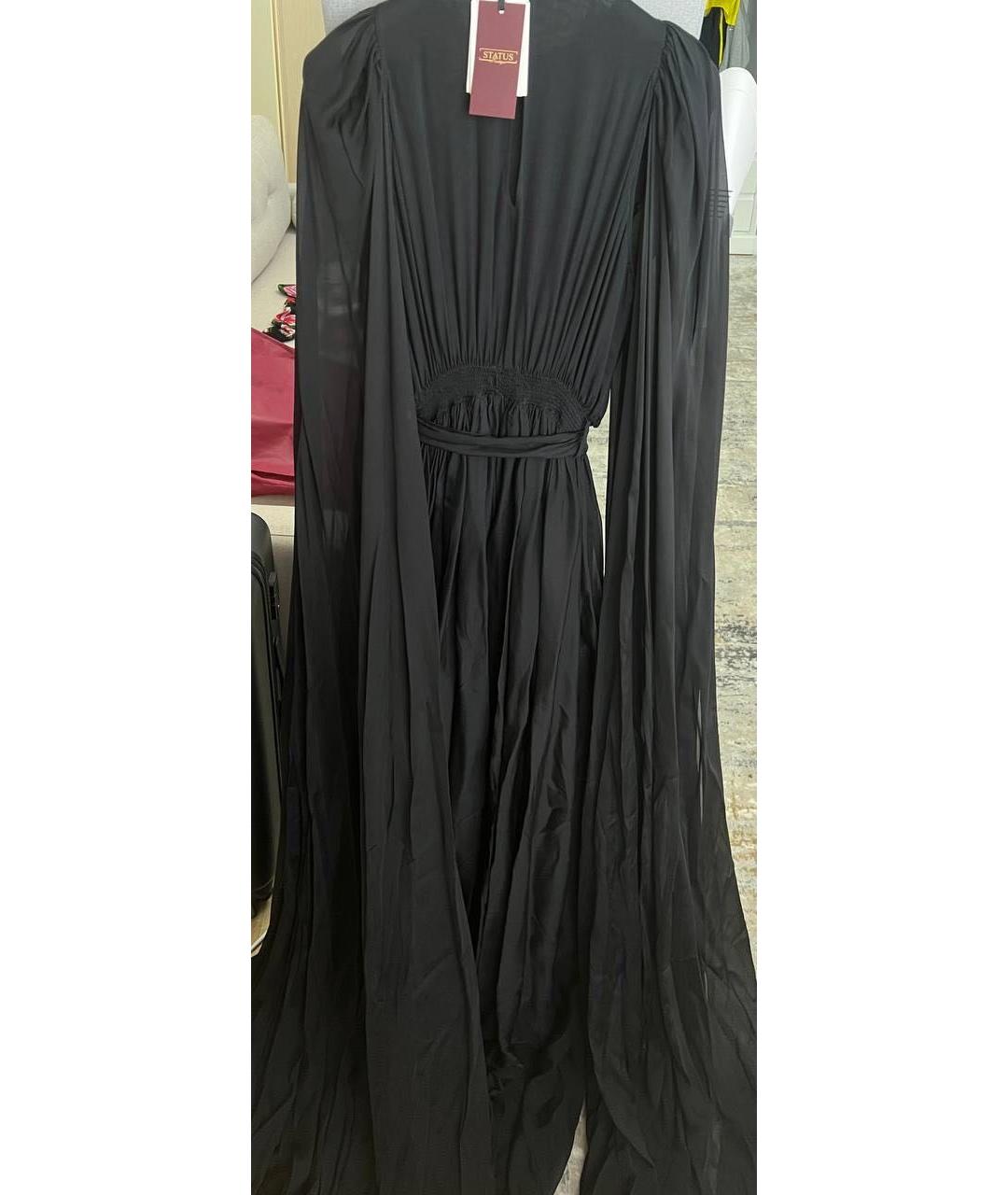 ZUHAIR MURAD Черное шелковое вечернее платье, фото 2