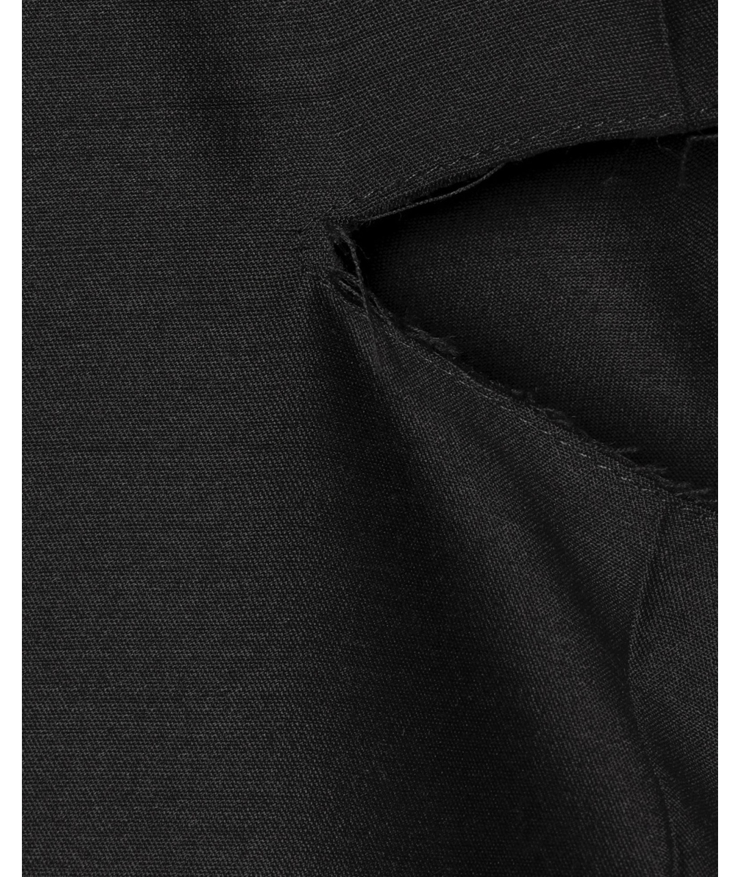 MAISON MARGIELA Черные шерстяные прямые брюки, фото 4