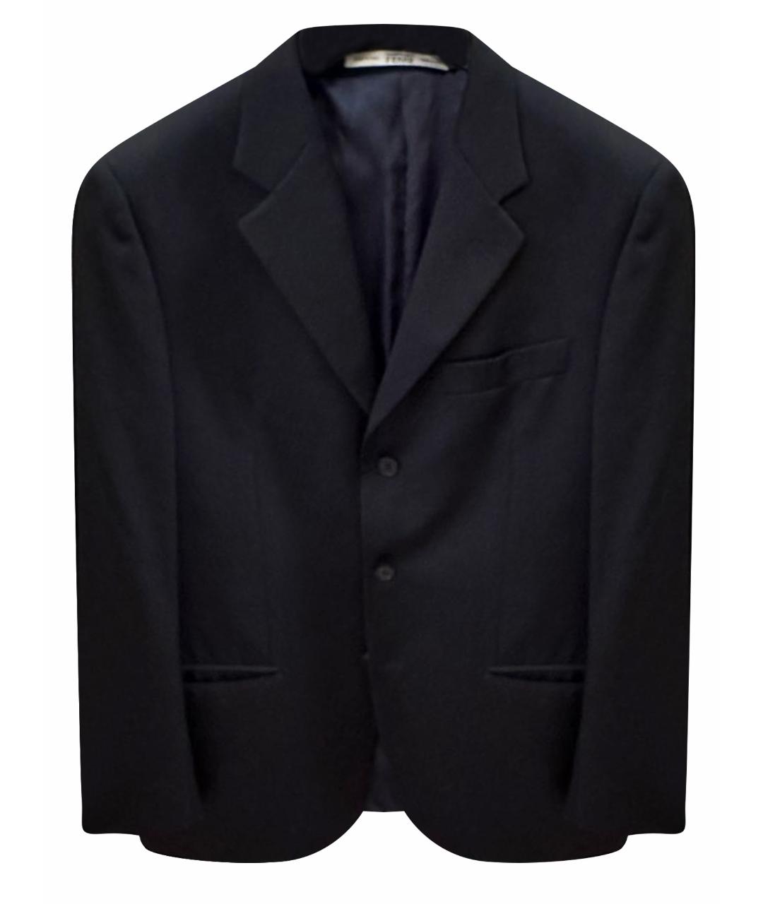 GIANFRANCO FERRE Черный шерстяной пиджак, фото 1