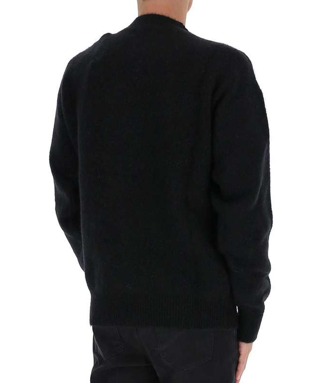 HERON PRESTON Черный шерстяной джемпер / свитер, фото 2