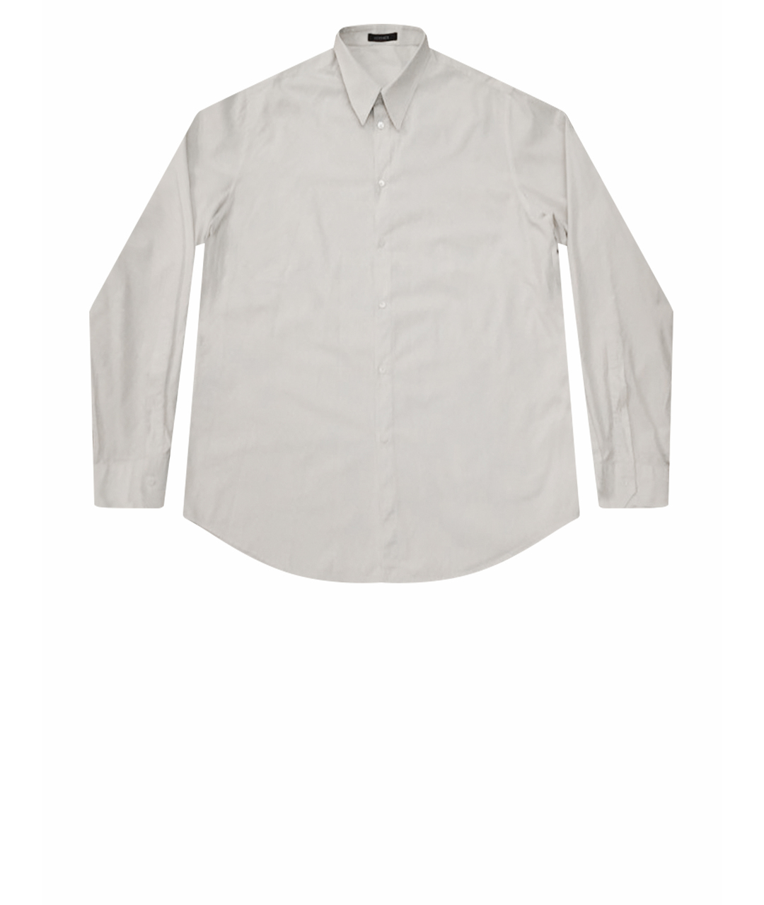 VERSACE Белая хлопковая классическая рубашка, фото 1