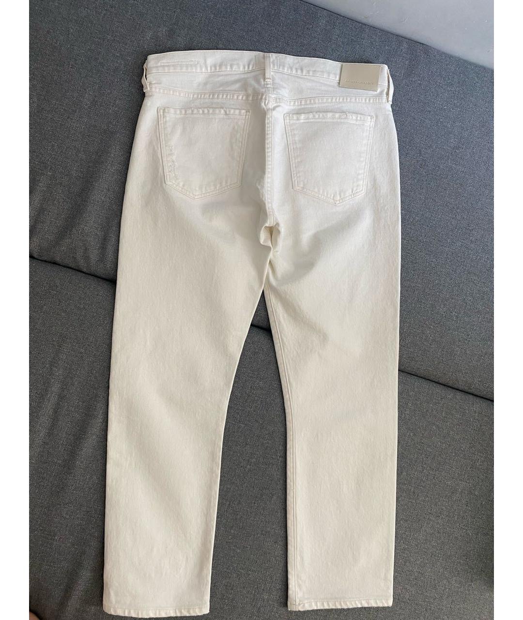 CITIZENS OF HUMANITY Белые хлопко-эластановые джинсы слим, фото 3