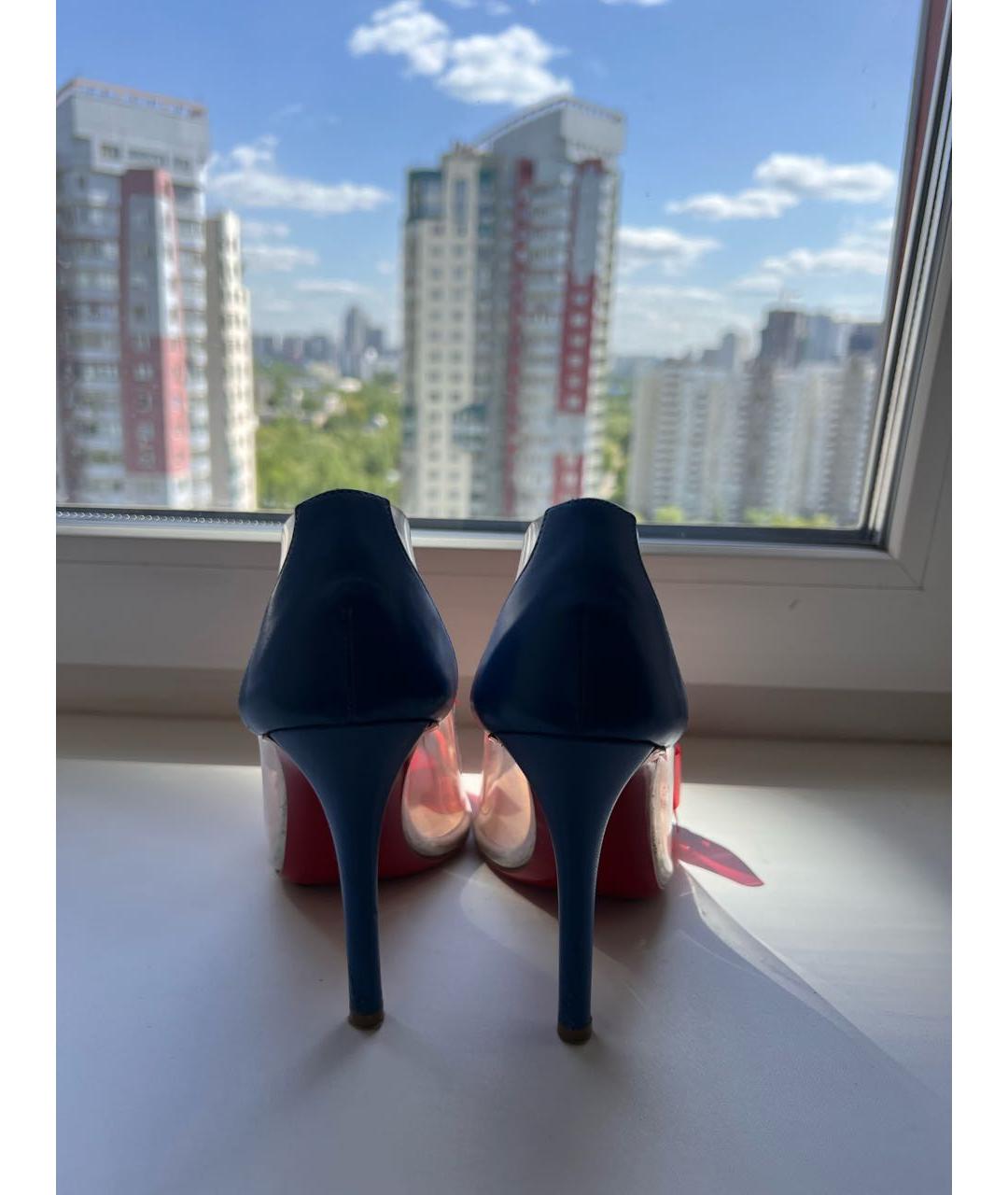 CHRISTIAN LOUBOUTIN Красные кожаные туфли, фото 4