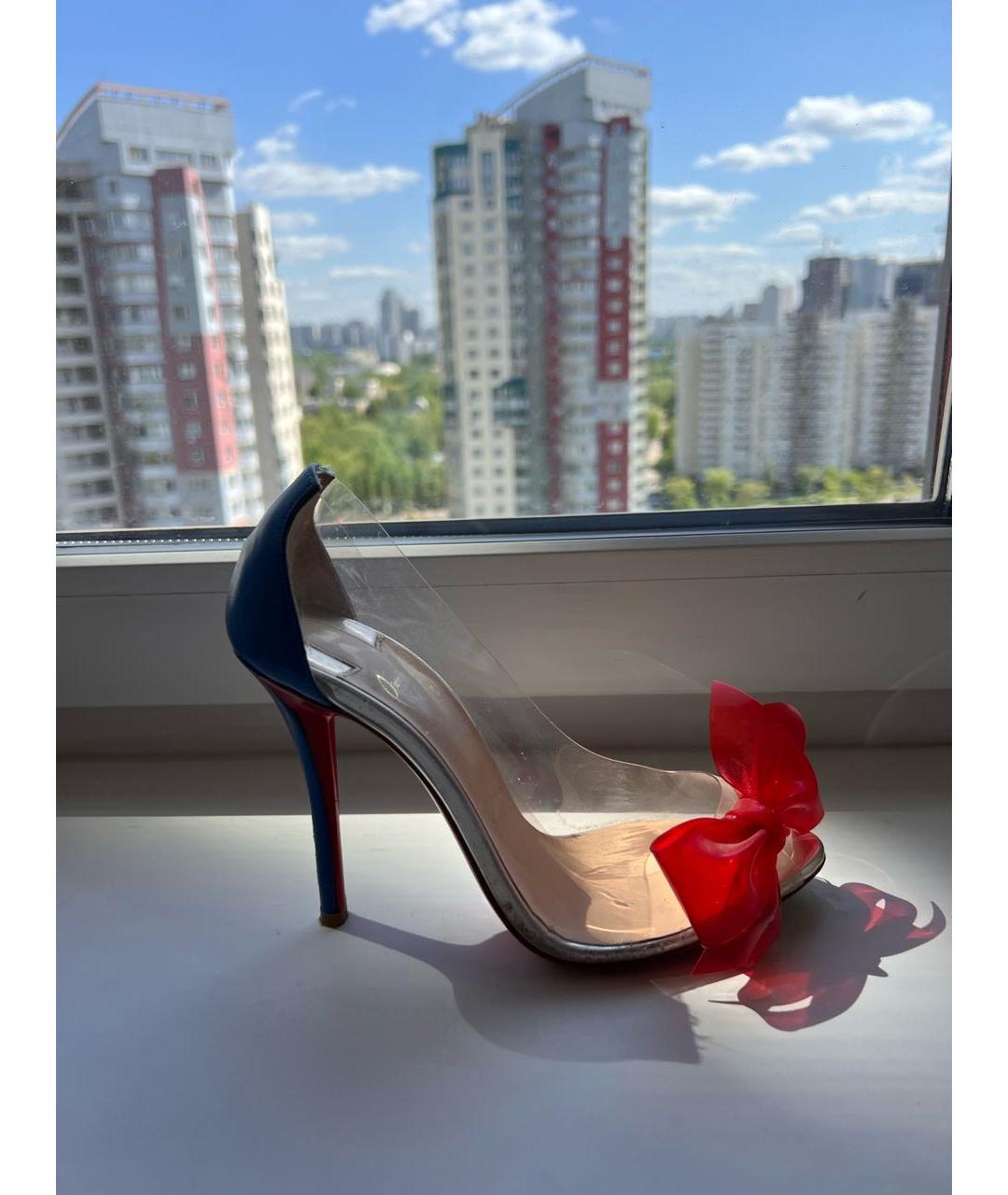 CHRISTIAN LOUBOUTIN Красные кожаные туфли, фото 7