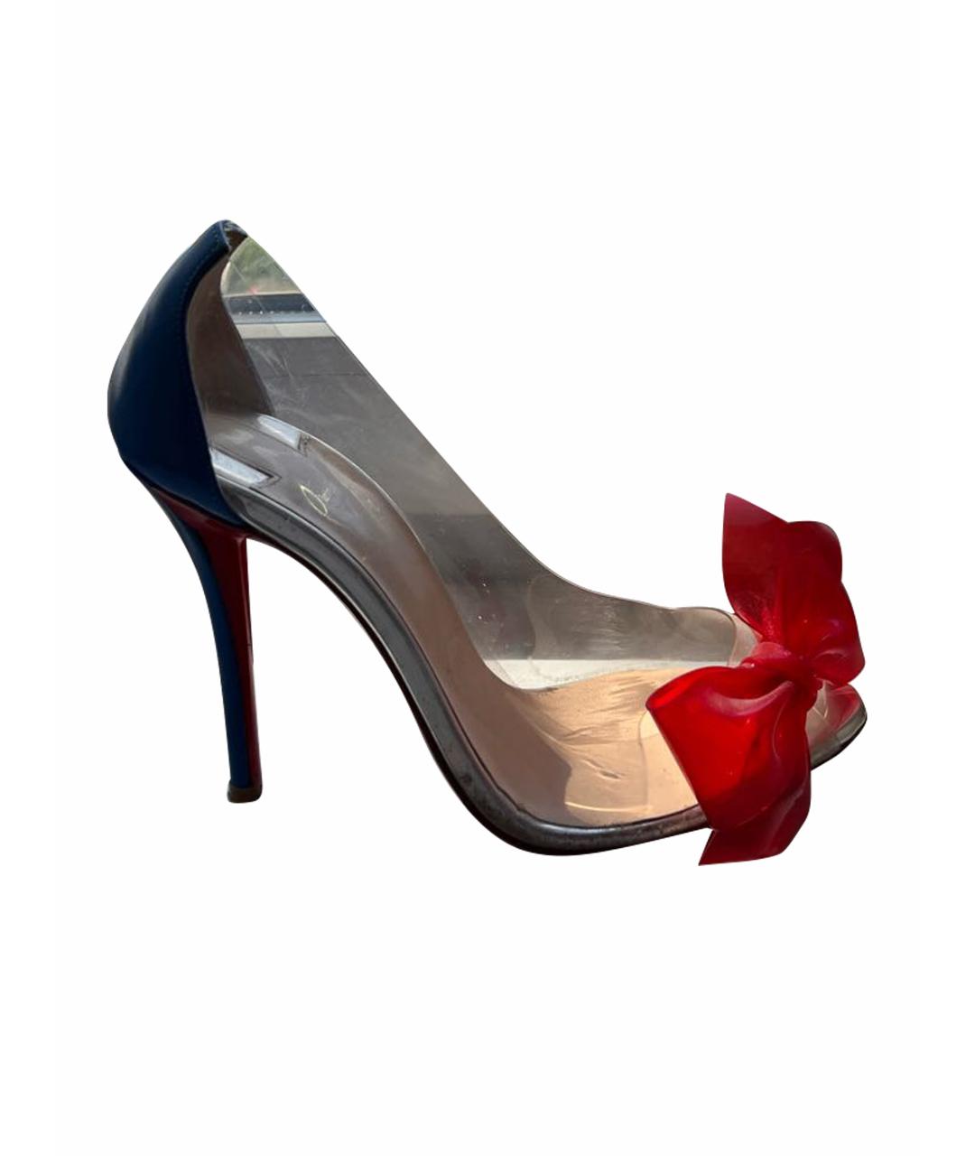 CHRISTIAN LOUBOUTIN Красные кожаные туфли, фото 1