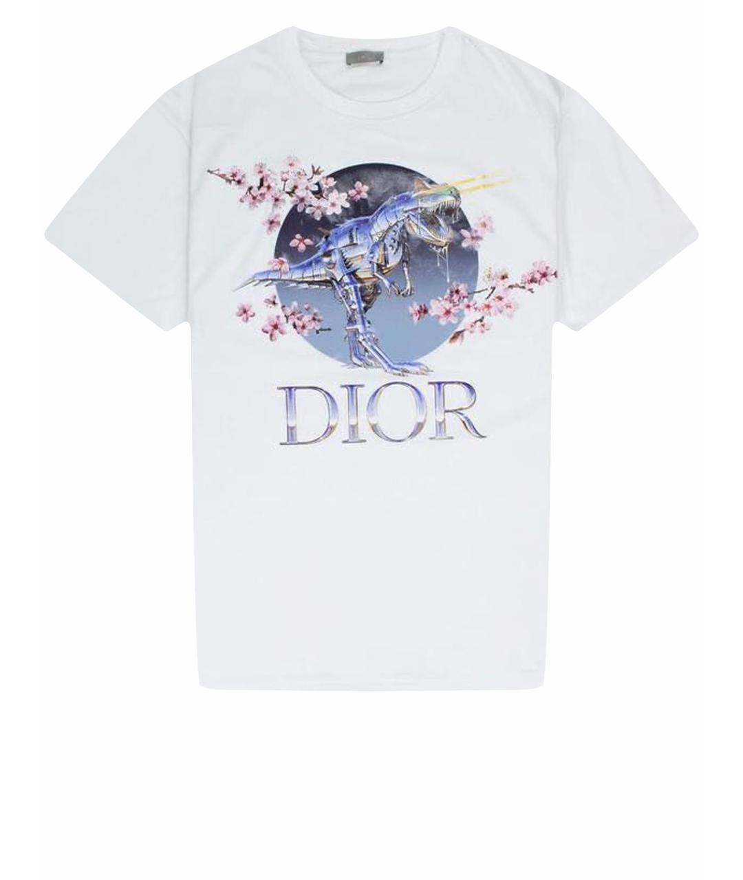 CHRISTIAN DIOR Белая хлопковая футболка для женщин – купить в интернет ...