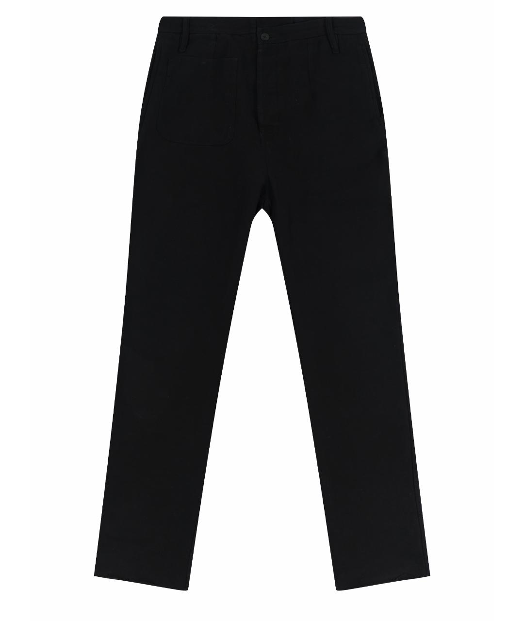 LOST & FOUND RIA DUNN Черные хлопковые брюки чинос, фото 1
