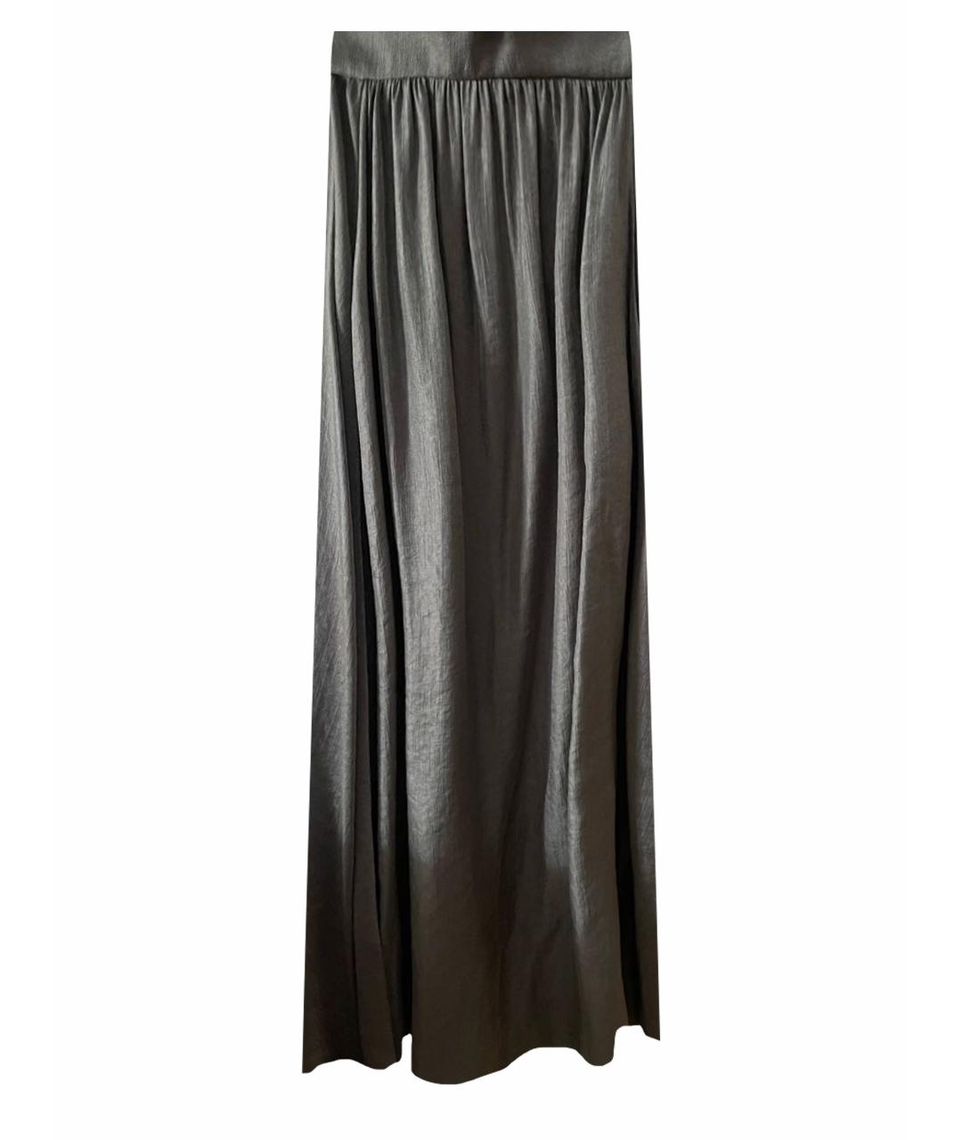 GRAVITEIGHT Серая вискозная юбка макси, фото 1