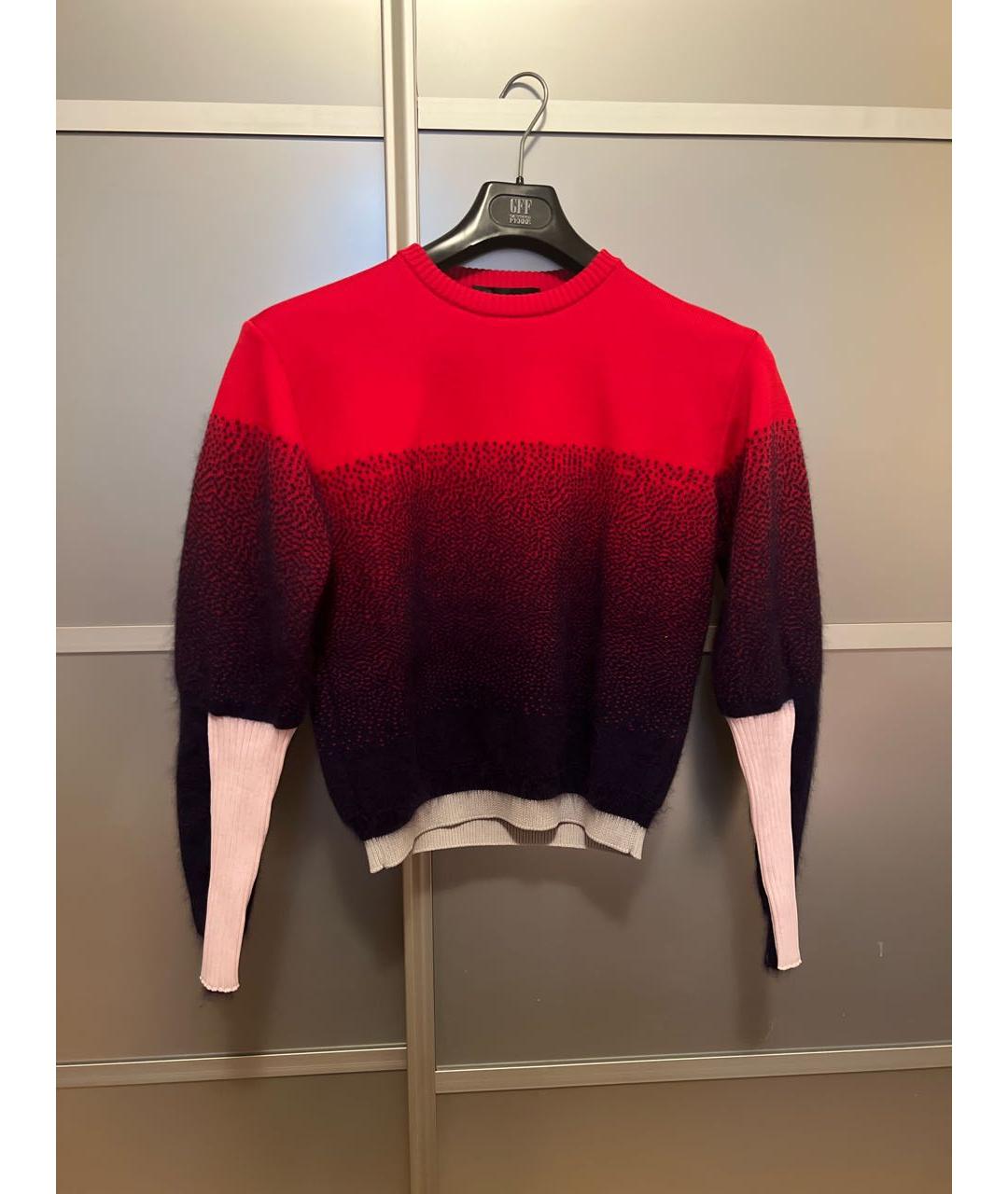 VERSACE Красный шерстяной джемпер / свитер, фото 6