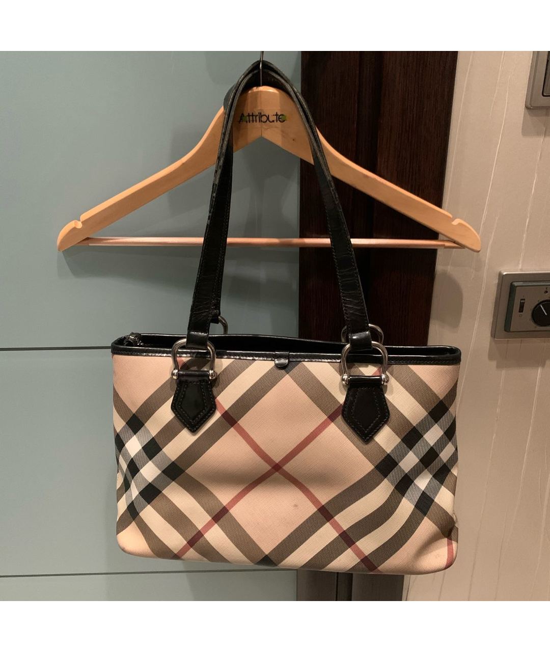 BURBERRY Мульти кожаная сумка тоут, фото 2