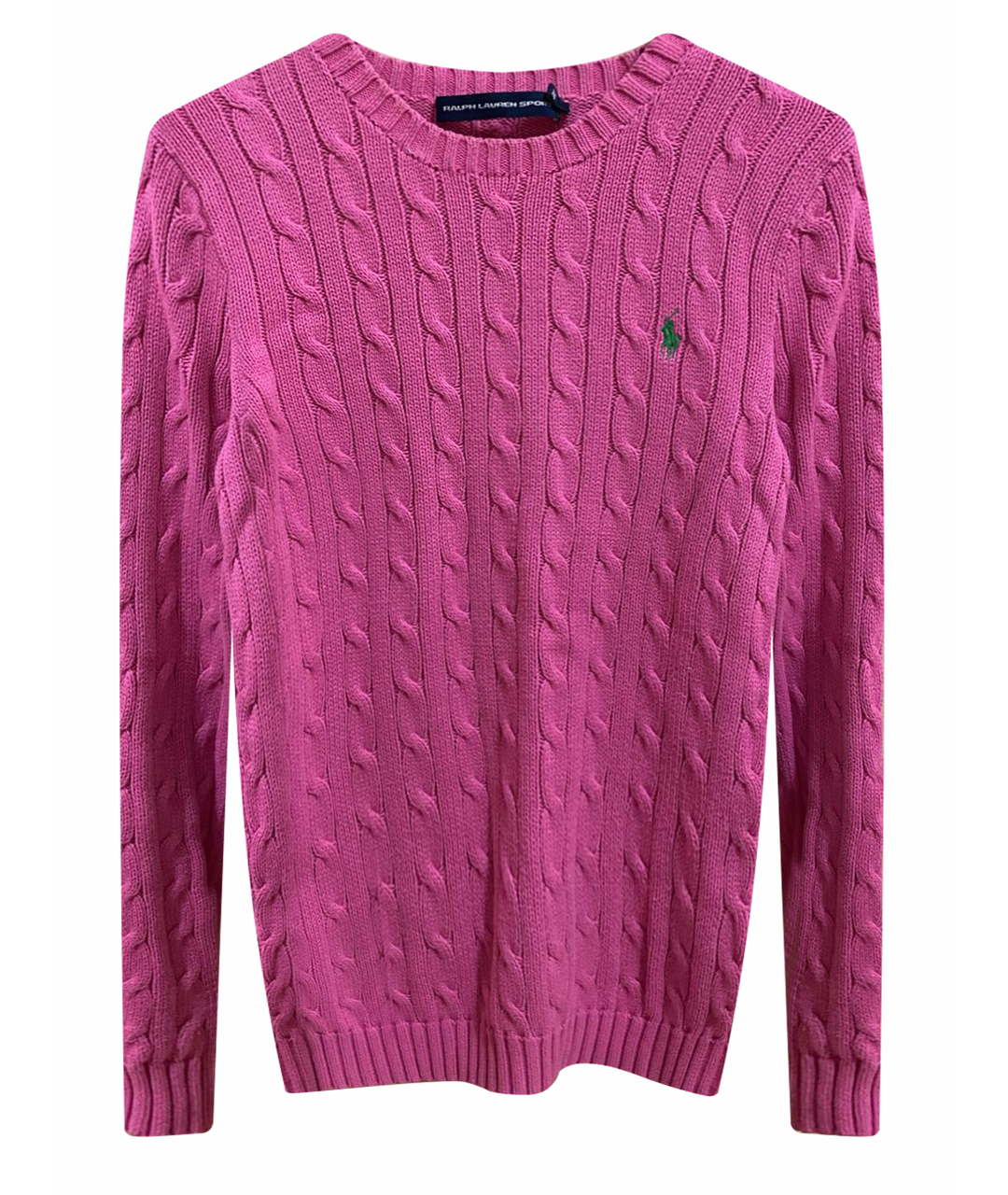 RALPH LAUREN Розовый хлопковый джемпер / свитер, фото 1