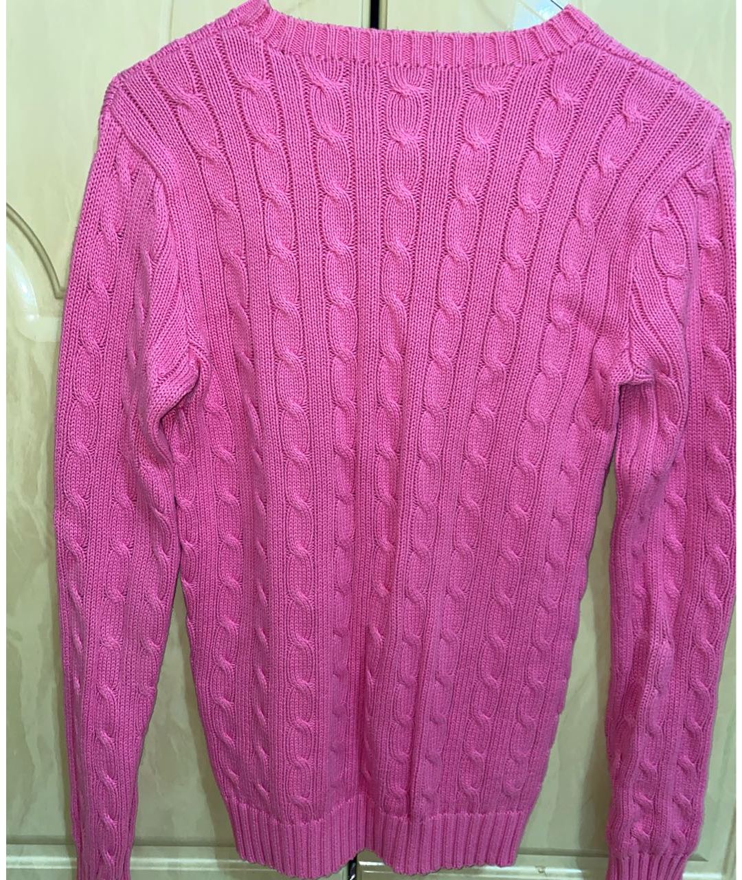 RALPH LAUREN Розовый хлопковый джемпер / свитер, фото 2