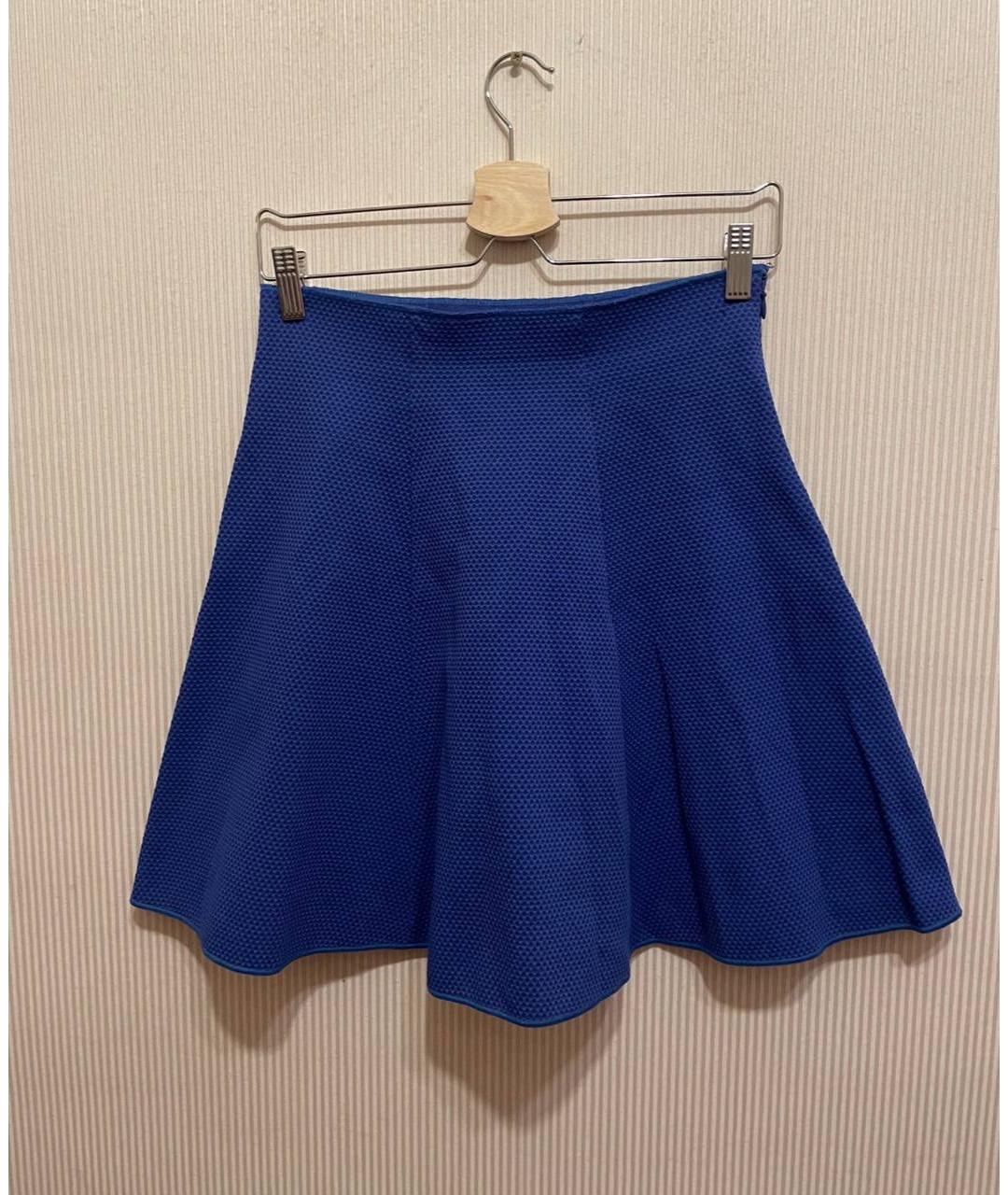 MISSONI Синяя юбка мини, фото 6
