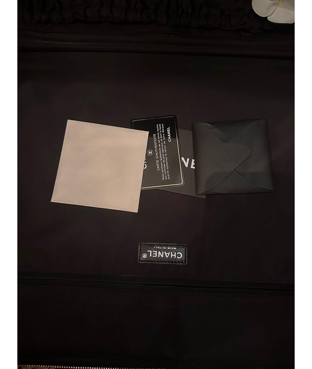 CHANEL PRE-OWNED Черный чемодан, фото 6