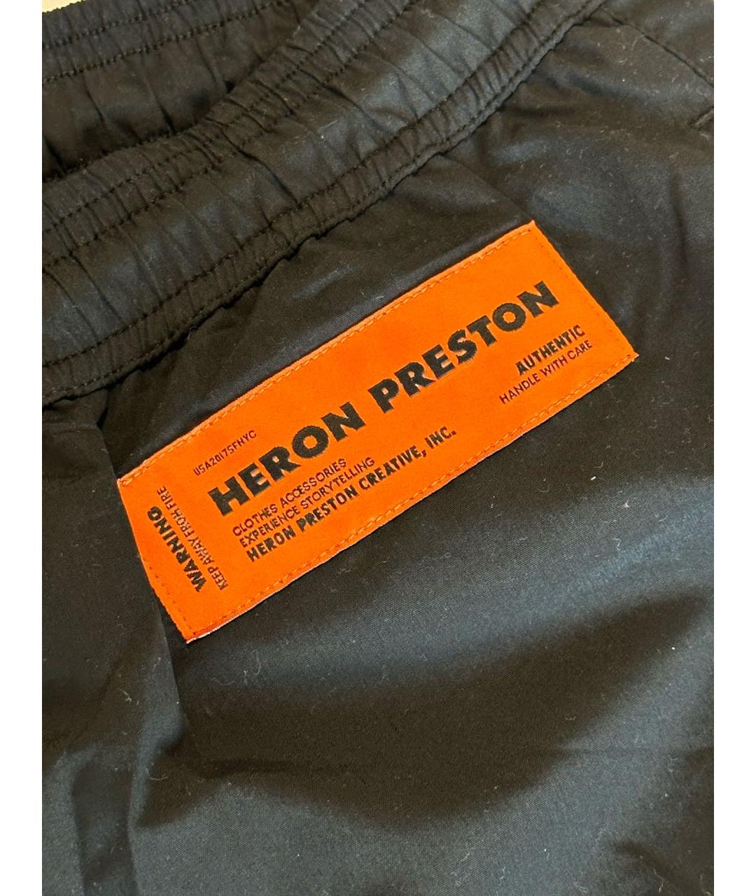 HERON PRESTON Черные шорты, фото 4