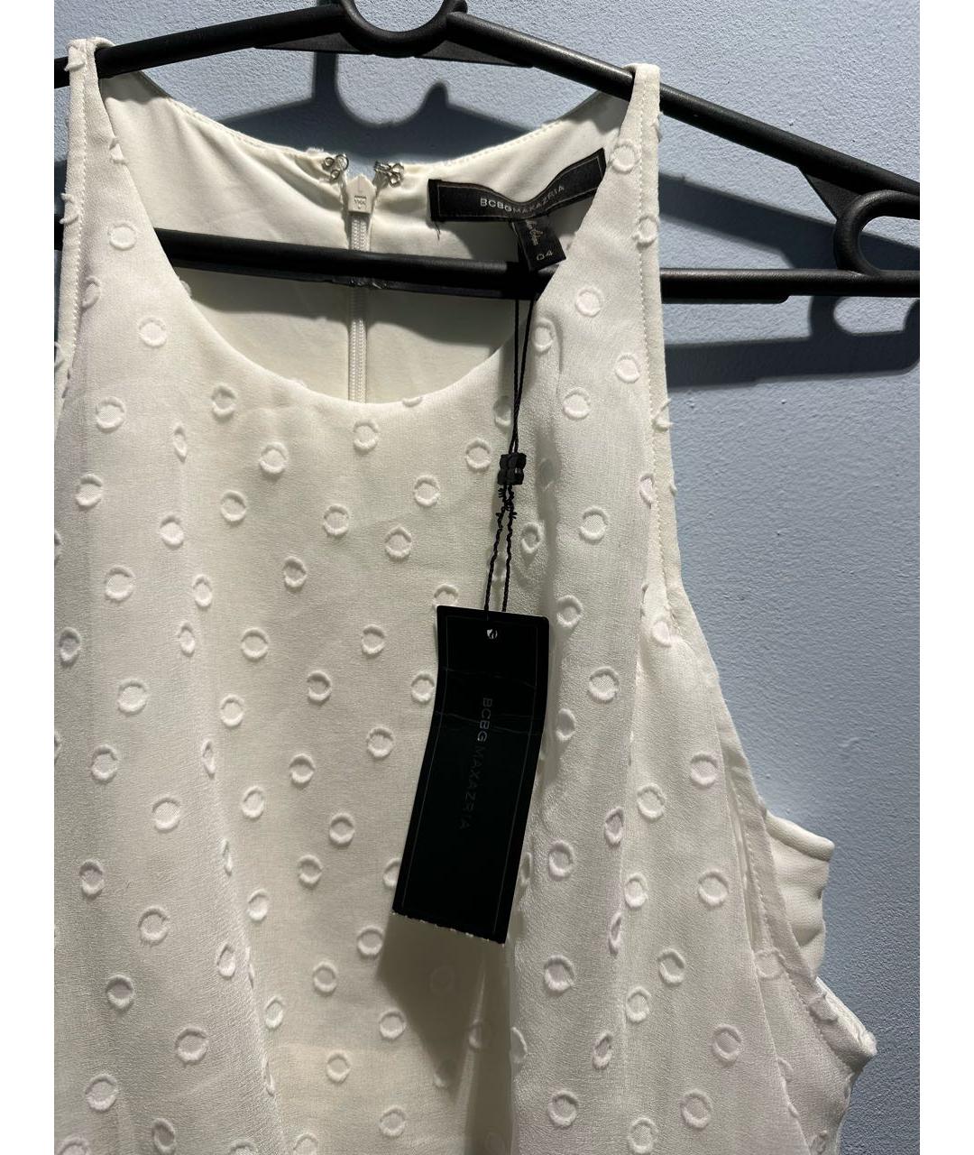 BCBG MAXAZRIA Белое вискозное вечернее платье, фото 3