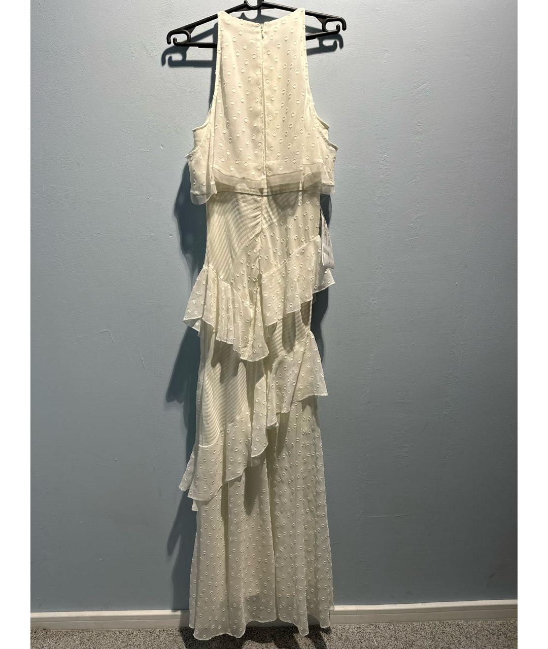 BCBG MAXAZRIA Белое вискозное вечернее платье, фото 2