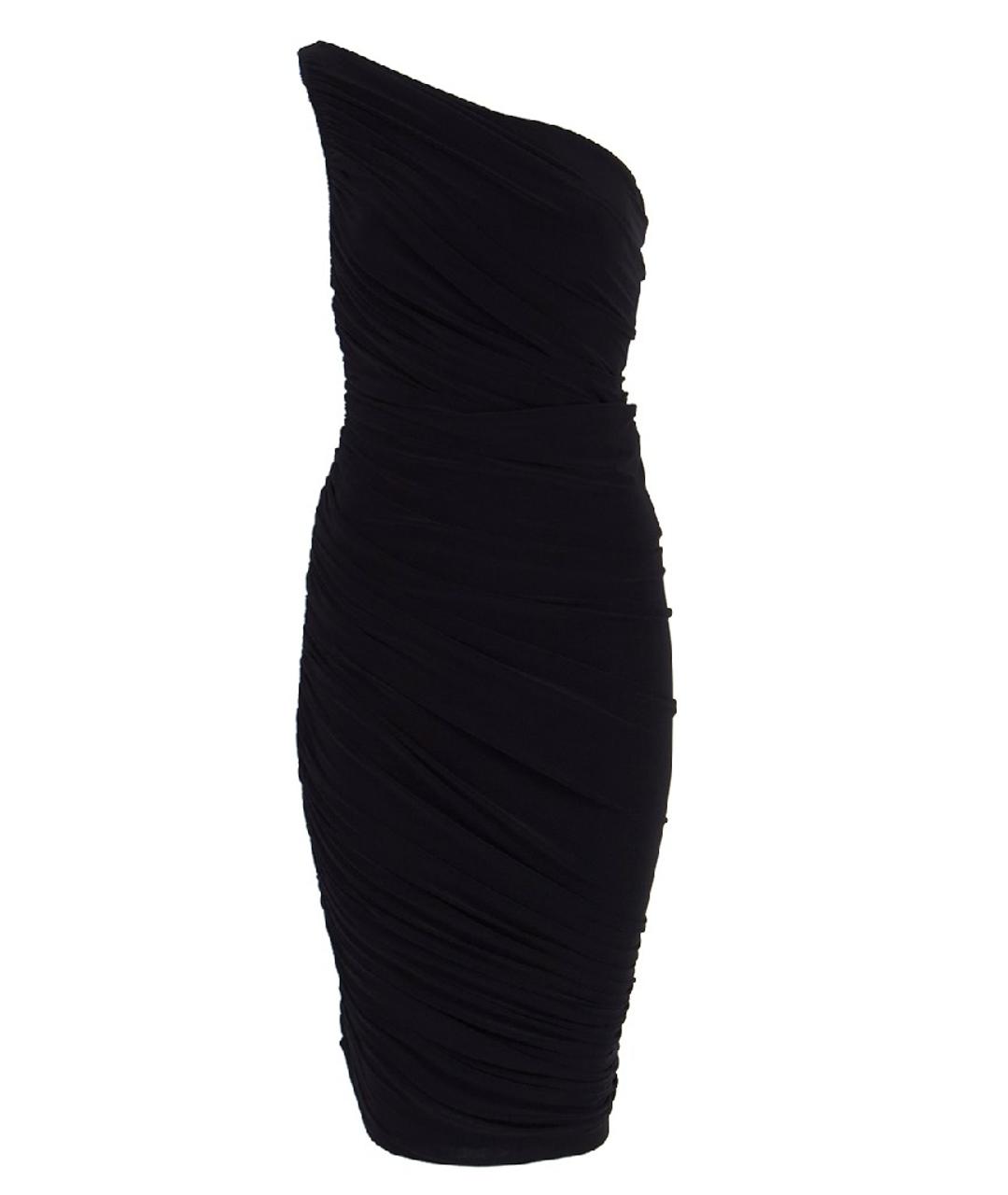 NORMA KAMALI Черное вискозное вечернее платье, фото 1