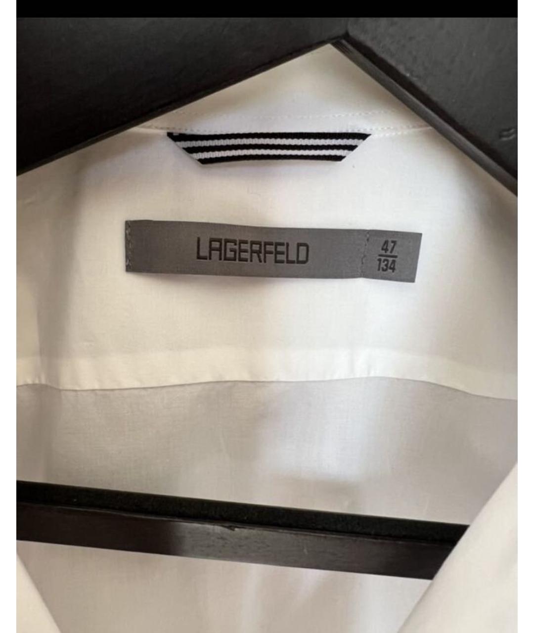 KARL LAGERFELD Белая классическая рубашка, фото 2