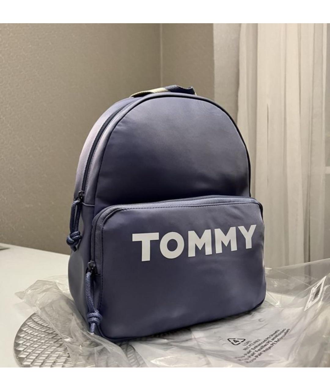 TOMMY HILFIGER Голубой синтетический рюкзак, фото 3