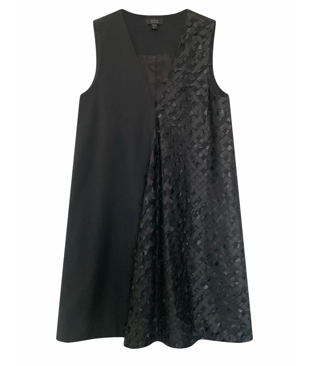 COS Черное полиэстеровое повседневное платье, фото 1