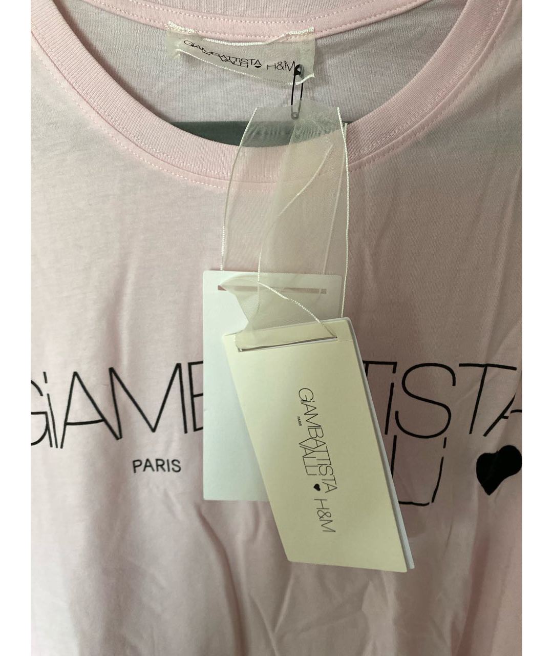 GIAMBATTISTA VALLI Розовая хлопковая футболка, фото 2