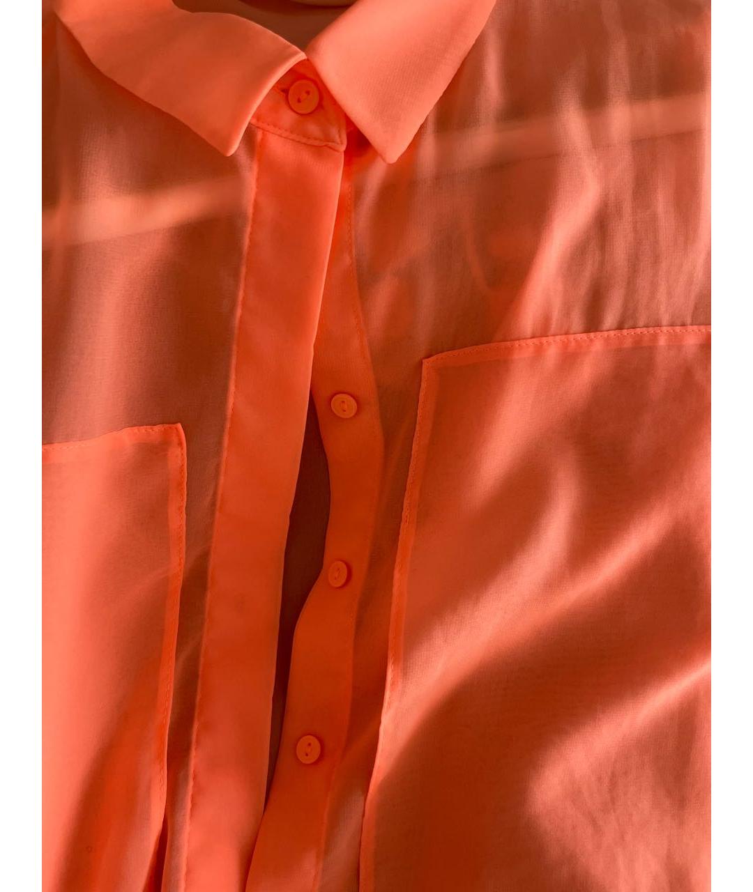 COS Оранжевая полиэстеровая блузы, фото 4