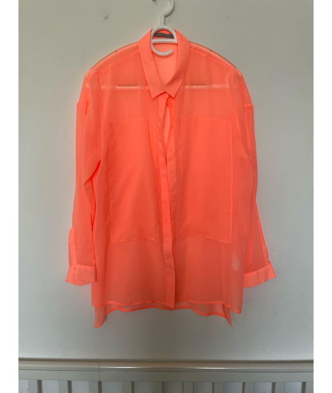 COS Оранжевая полиэстеровая блузы, фото 7