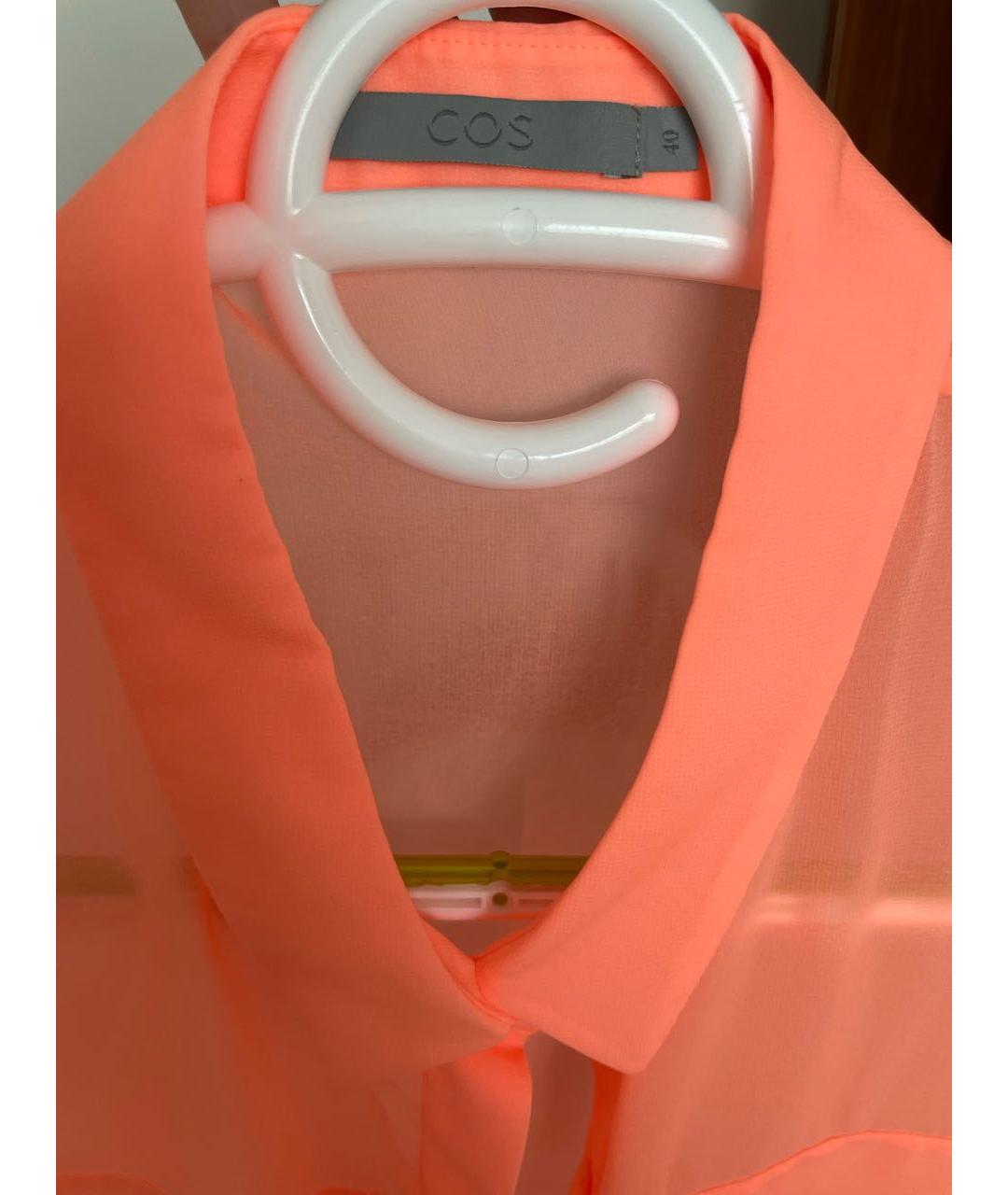 COS Оранжевая полиэстеровая блузы, фото 3