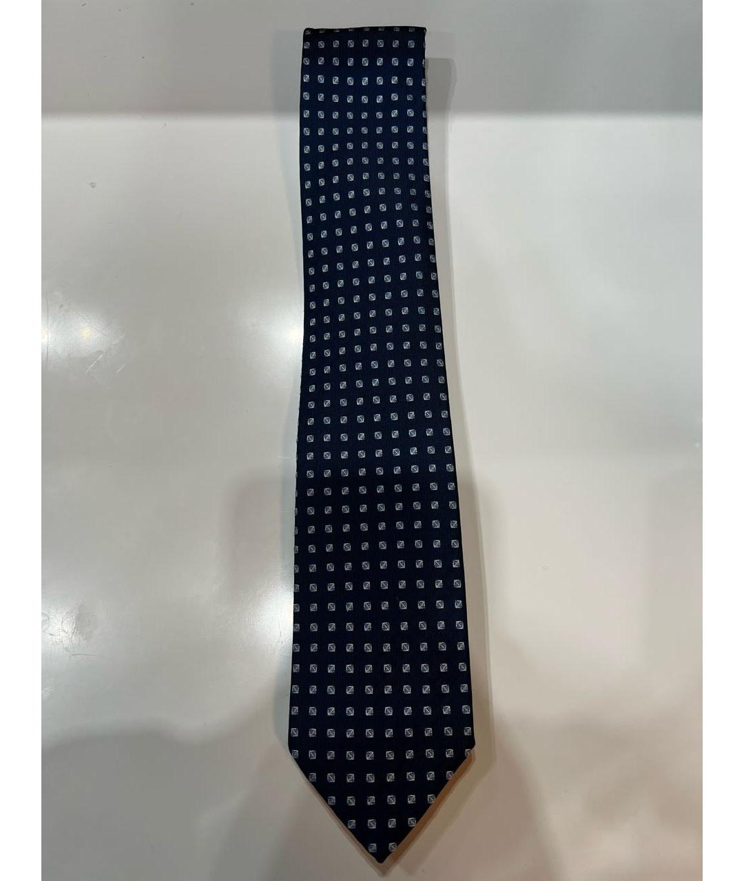 HERMES PRE-OWNED Синий шелковый галстук, фото 4