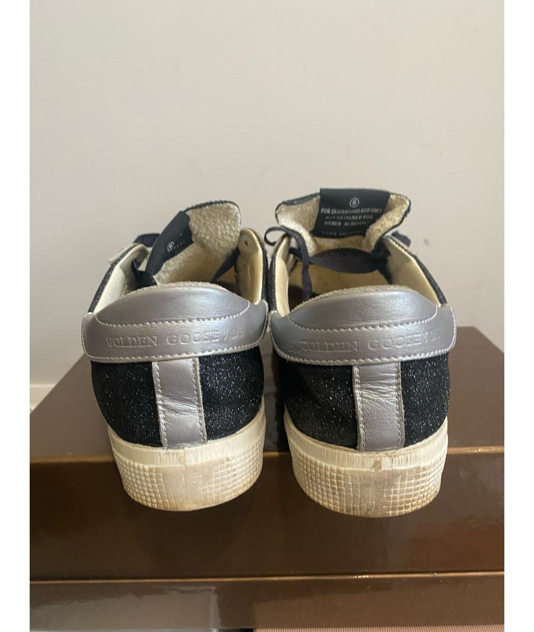 GOLDEN GOOSE DELUXE BRAND Черные кеды, фото 4