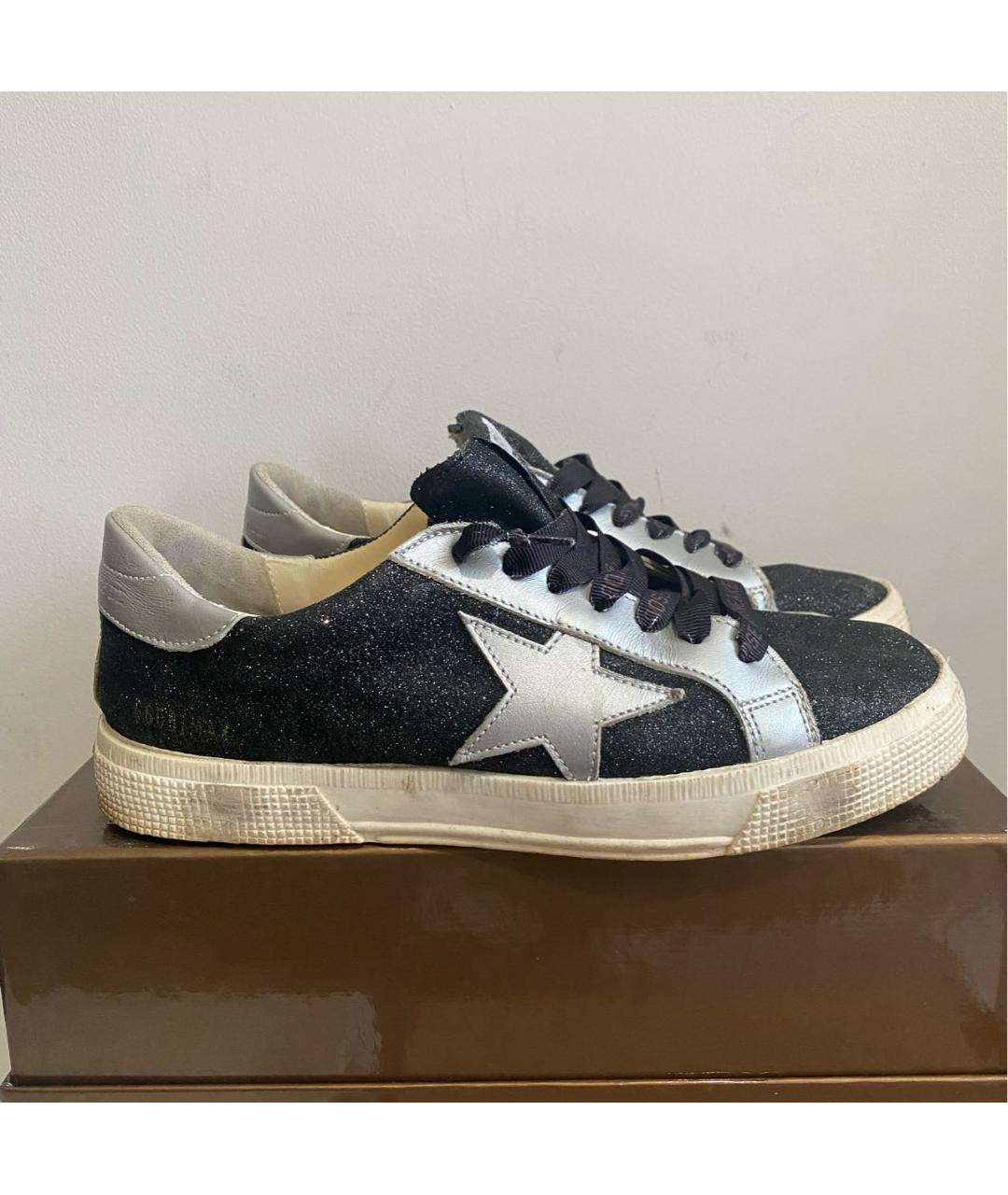 GOLDEN GOOSE DELUXE BRAND Черные кеды, фото 2