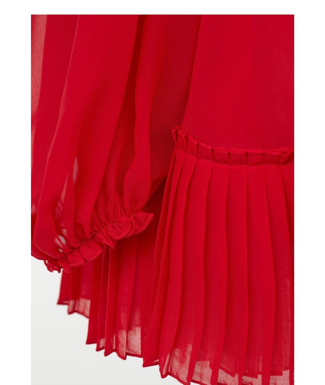 GIAMBATTISTA VALLI Красное полиэстеровое платье, фото 4