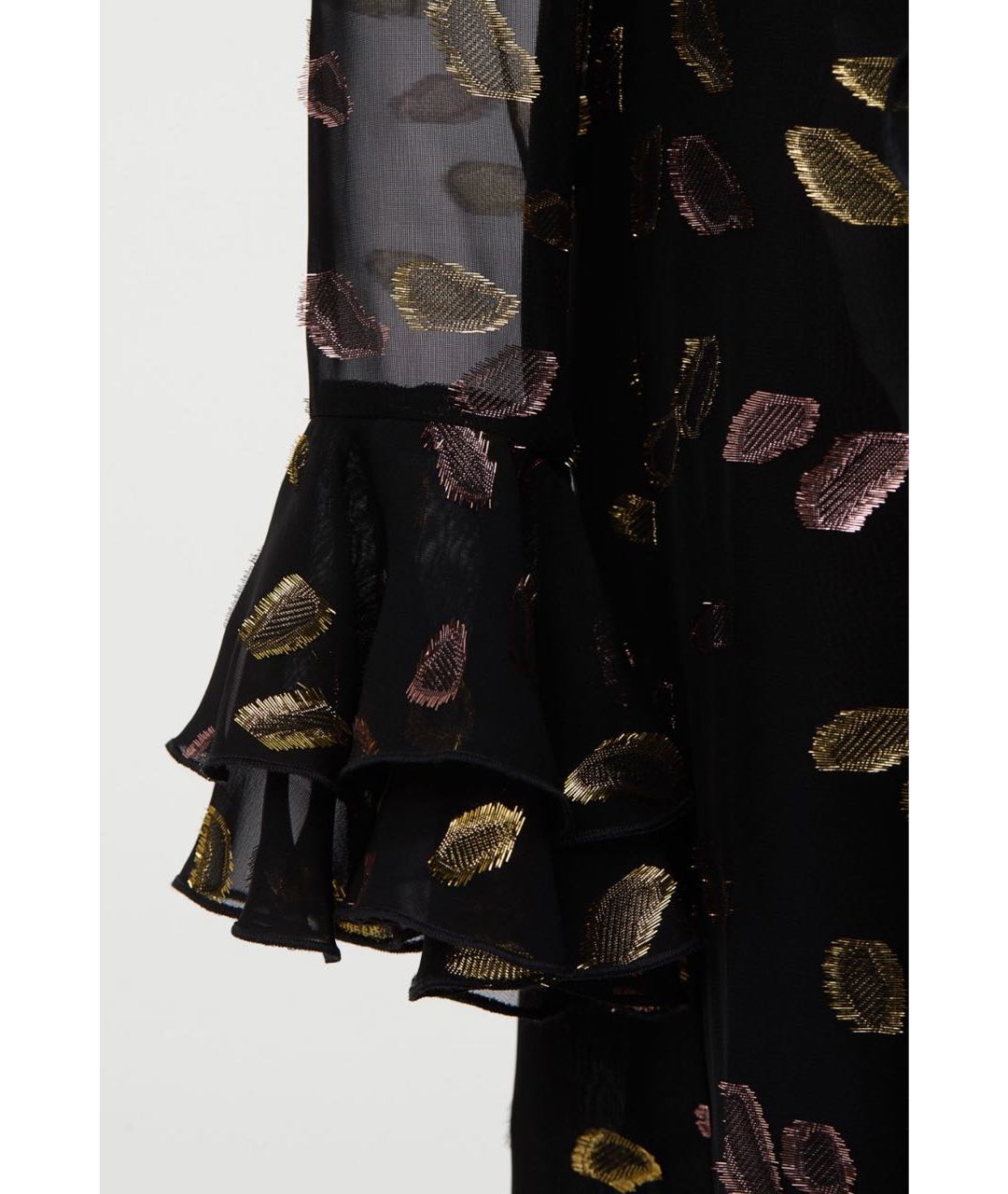 GIAMBATTISTA VALLI Черное полиэстеровое платье, фото 4