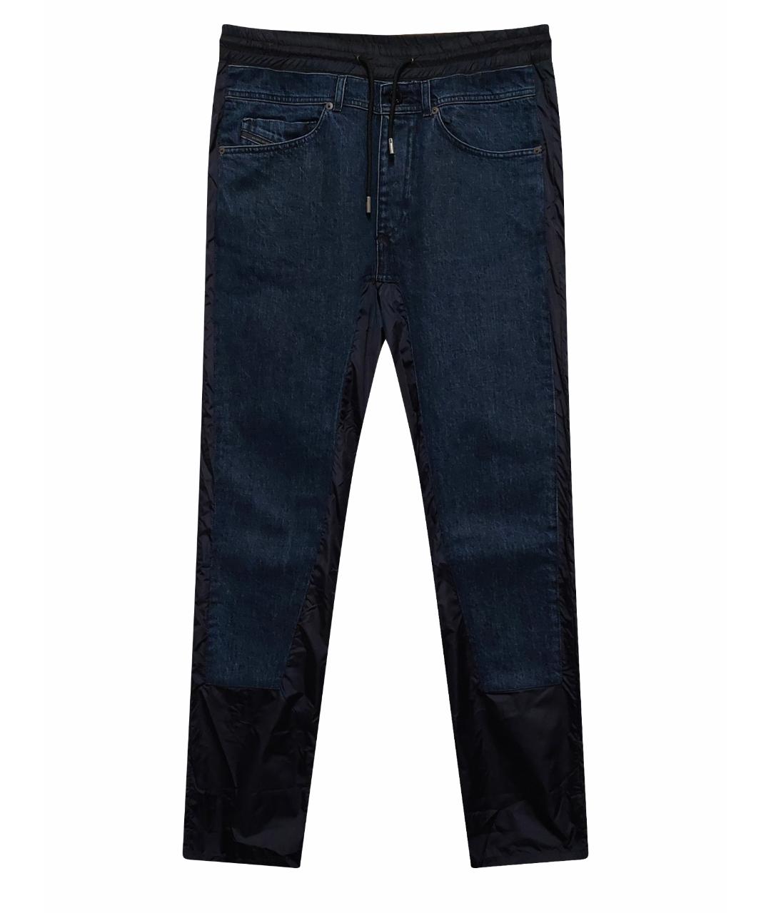DIESEL BLACK GOLD Темно-синие хлопковые джинсы скинни, фото 1
