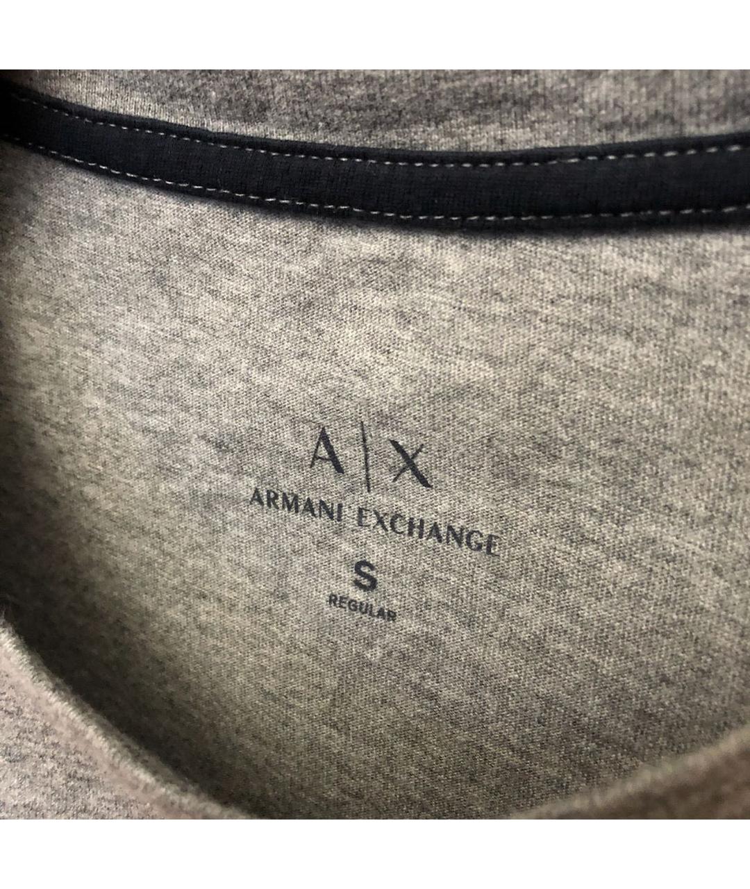 ARMANI EXCHANGE Серая футболка, фото 4