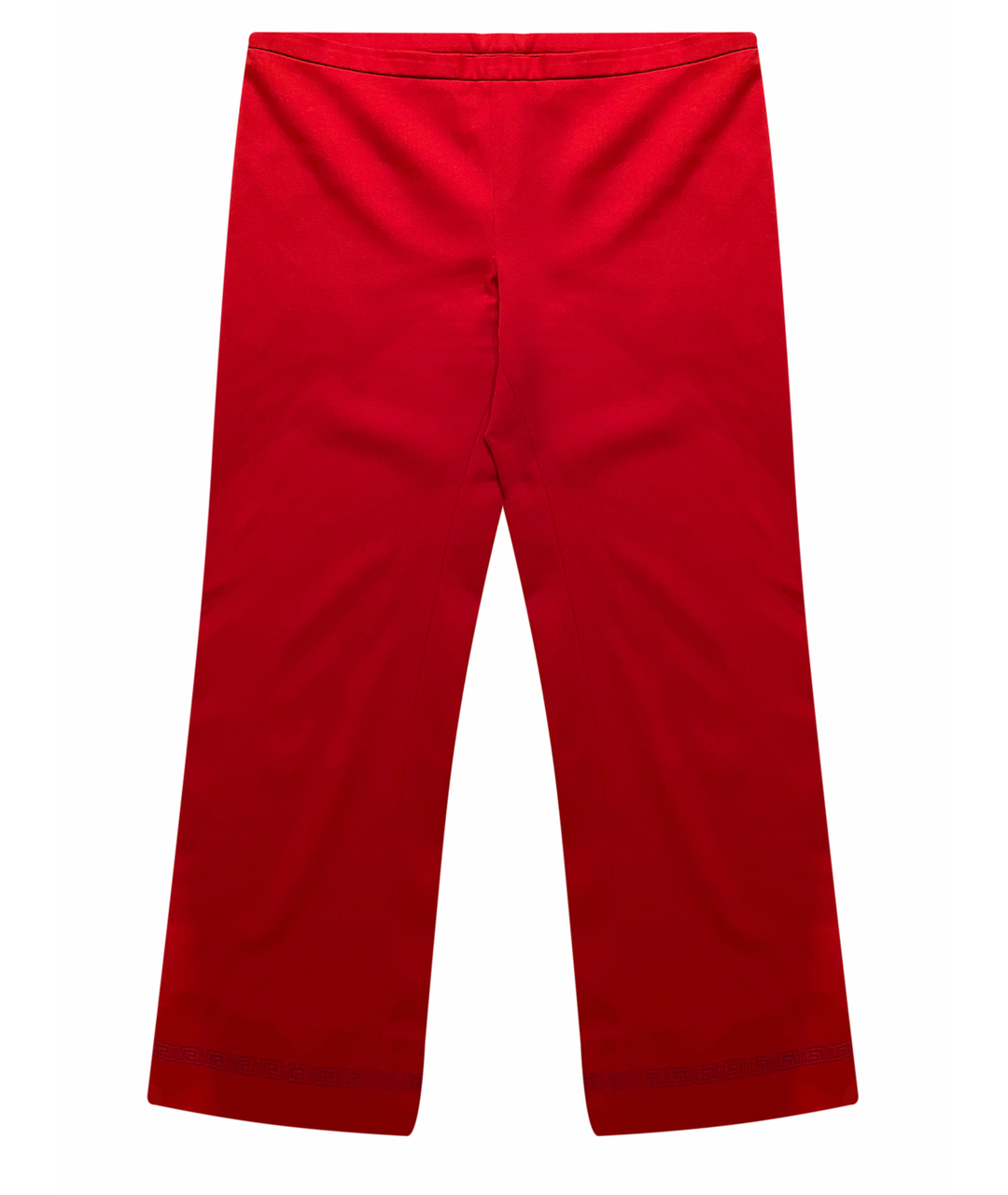 VERSACE Красные брюки широкие, фото 1