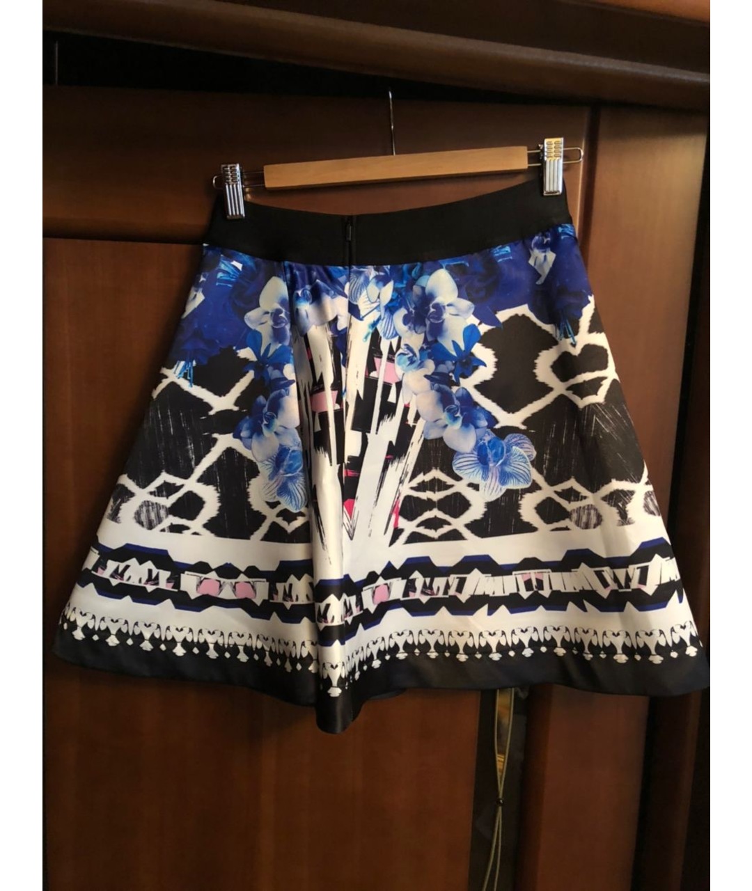 PINKO Мульти полиэстеровая юбка мини, фото 2
