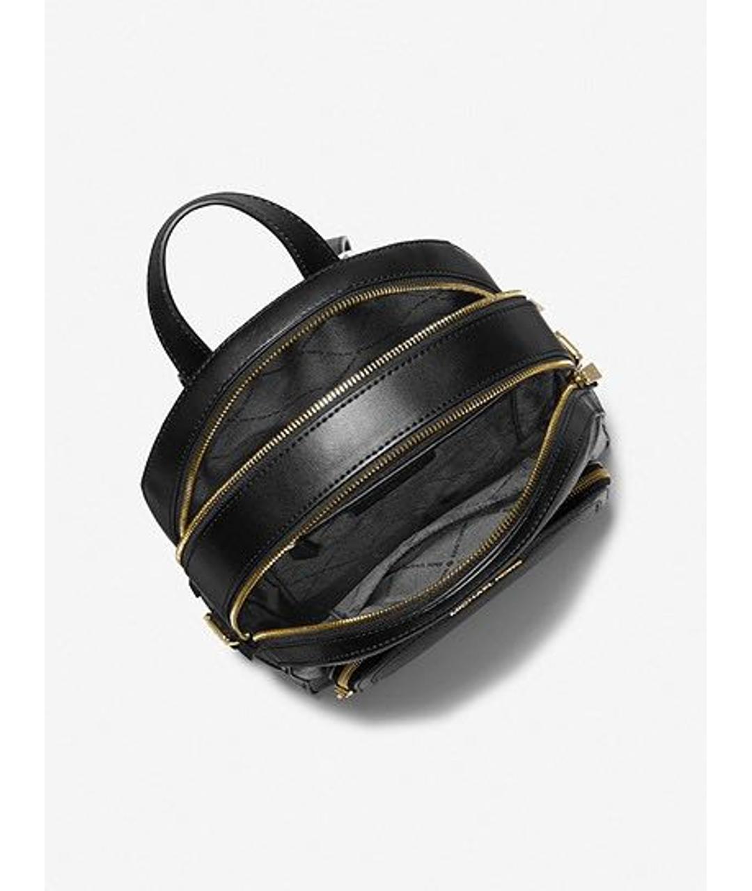 MICHAEL KORS Черный кожаный рюкзак, фото 6