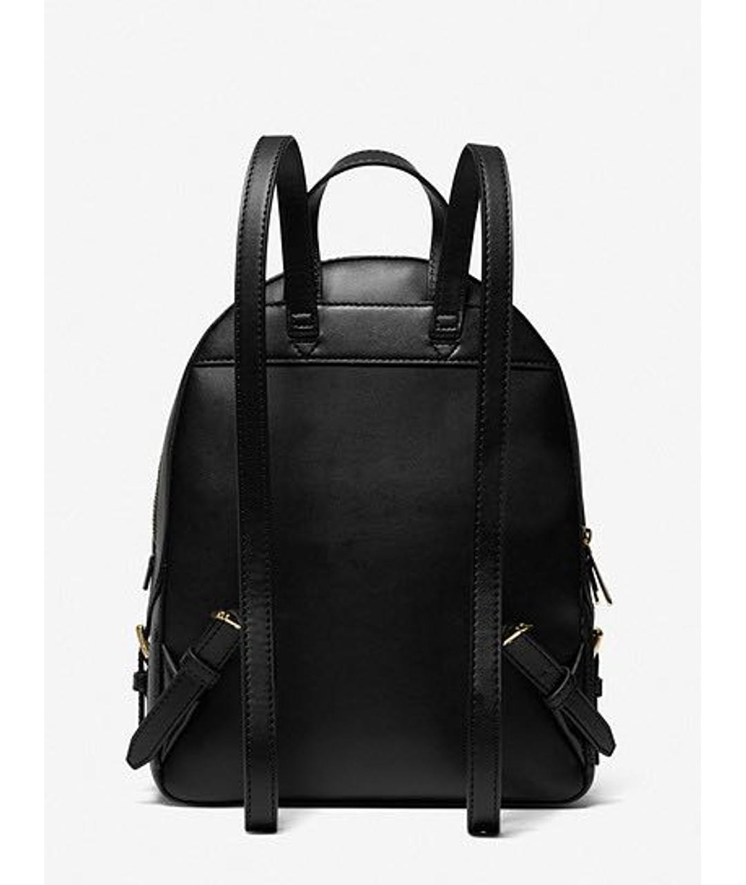 MICHAEL KORS Черный кожаный рюкзак, фото 7