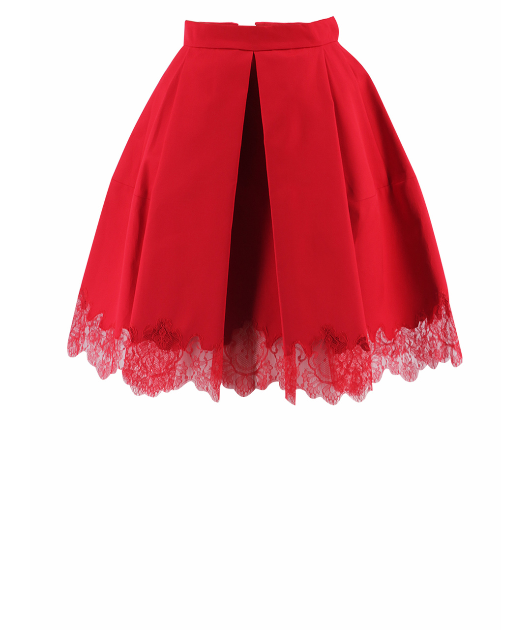 ERMANNO SCERVINO Красная шелковая юбка мини, фото 1