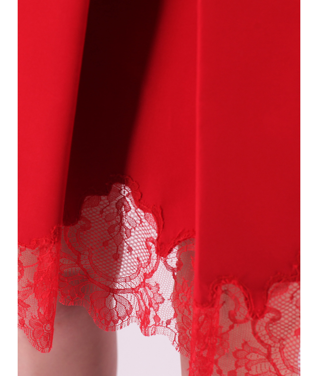 ERMANNO SCERVINO Красная шелковая юбка мини, фото 4