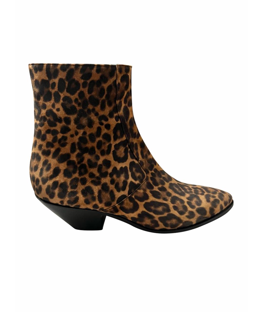 SAINT LAURENT Кожаные полусапоги, фото 1