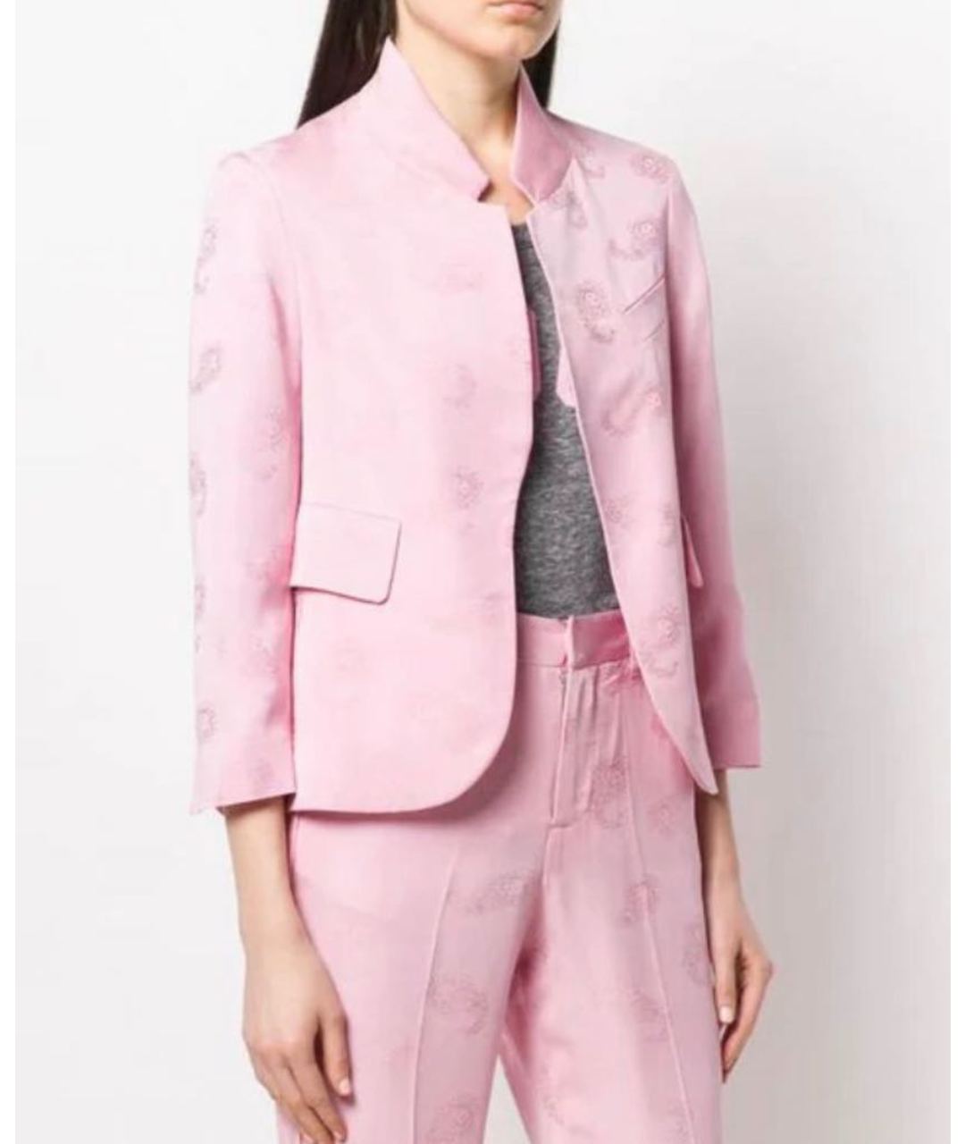 ZADIG & VOLTAIRE Розовый вискозный жакет/пиджак, фото 2