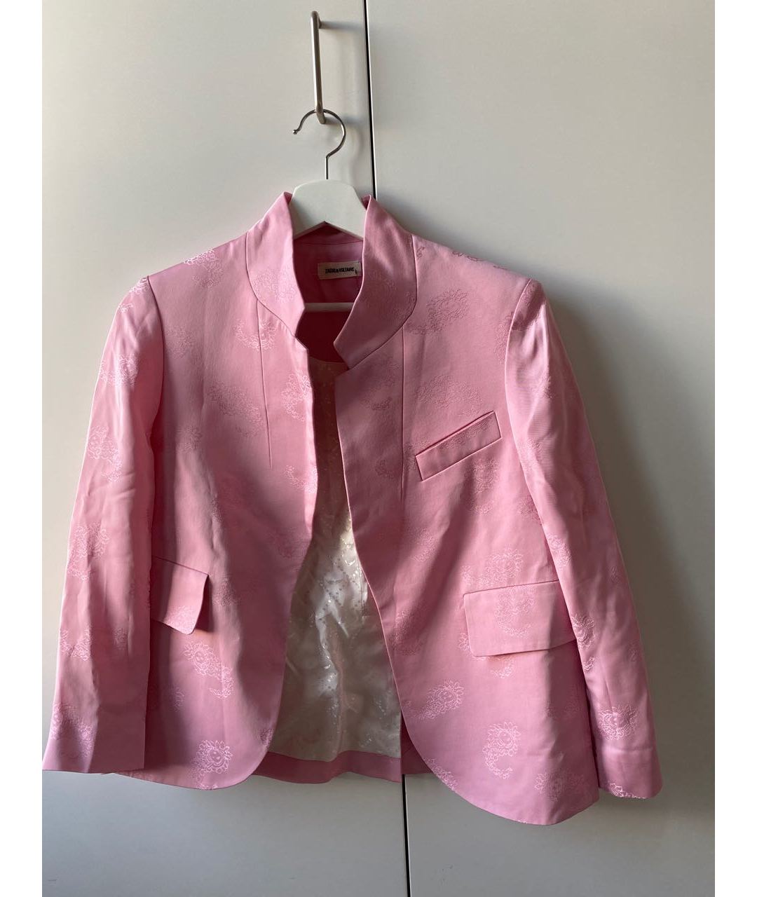 ZADIG & VOLTAIRE Розовый вискозный жакет/пиджак, фото 5