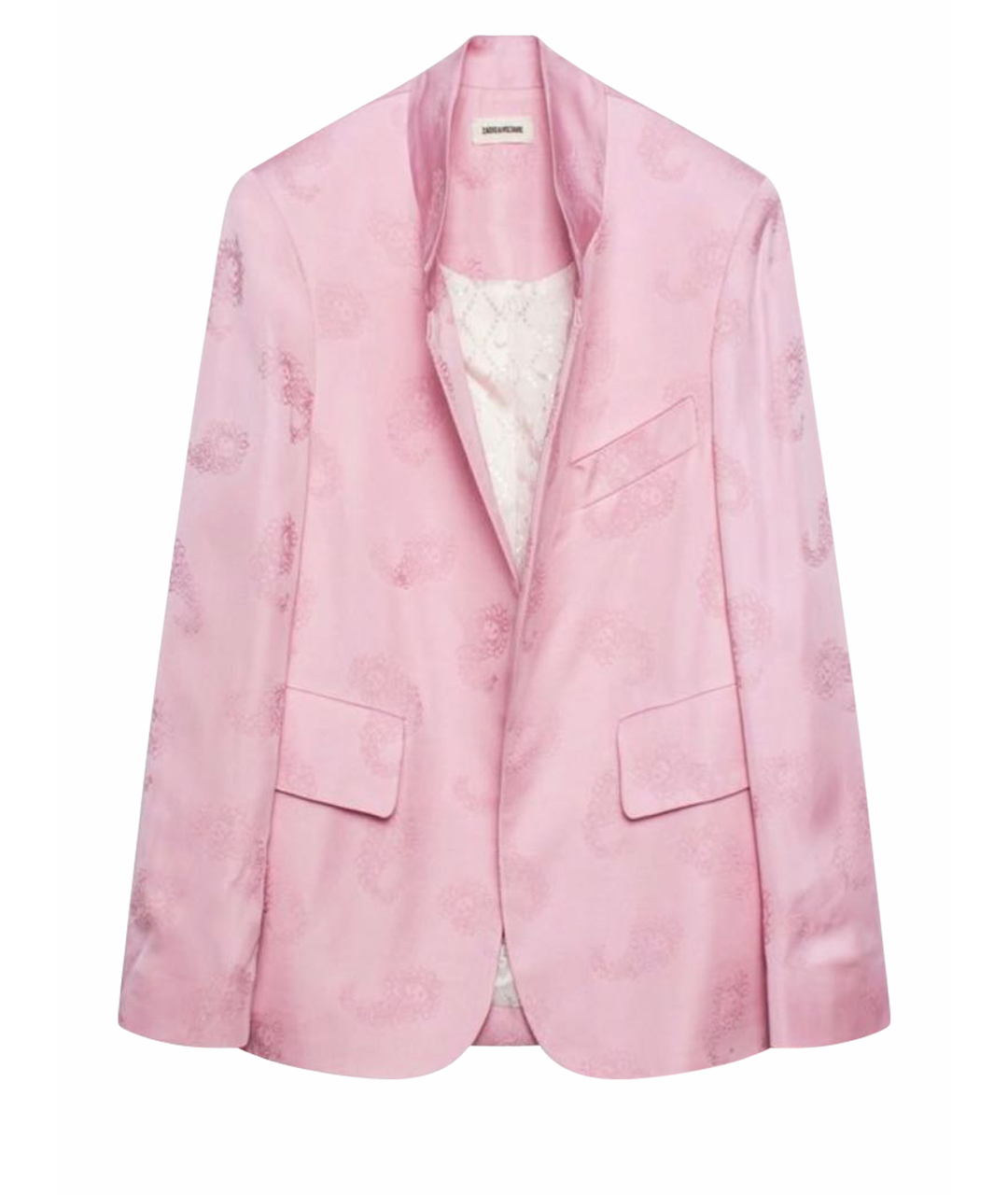 ZADIG & VOLTAIRE Розовый вискозный жакет/пиджак, фото 1