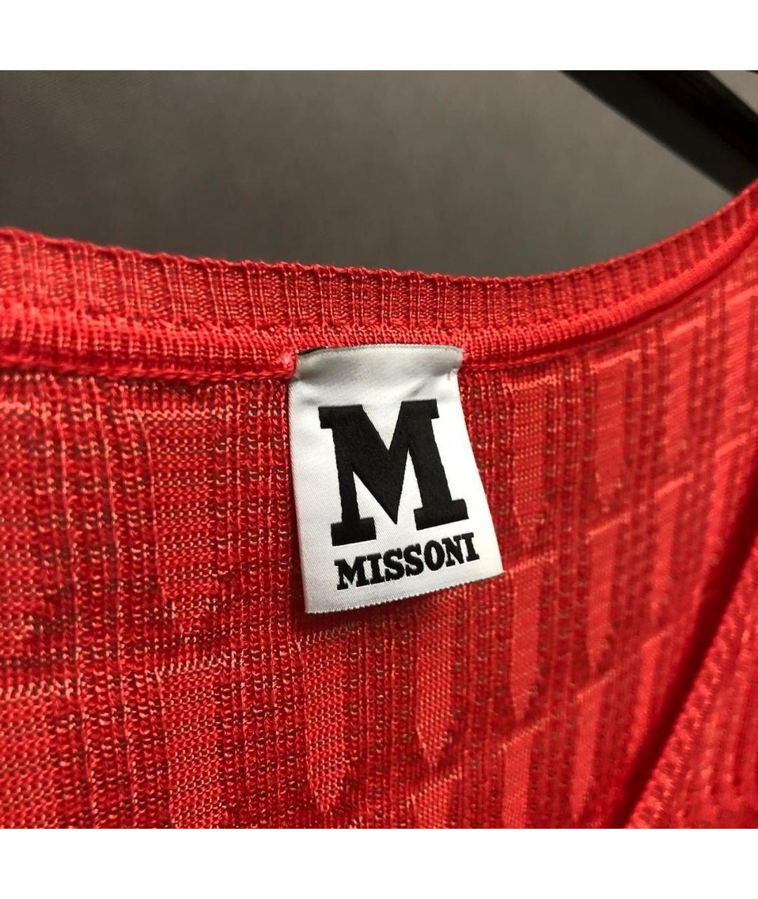 M MISSONI Коралловое повседневное платье, фото 4