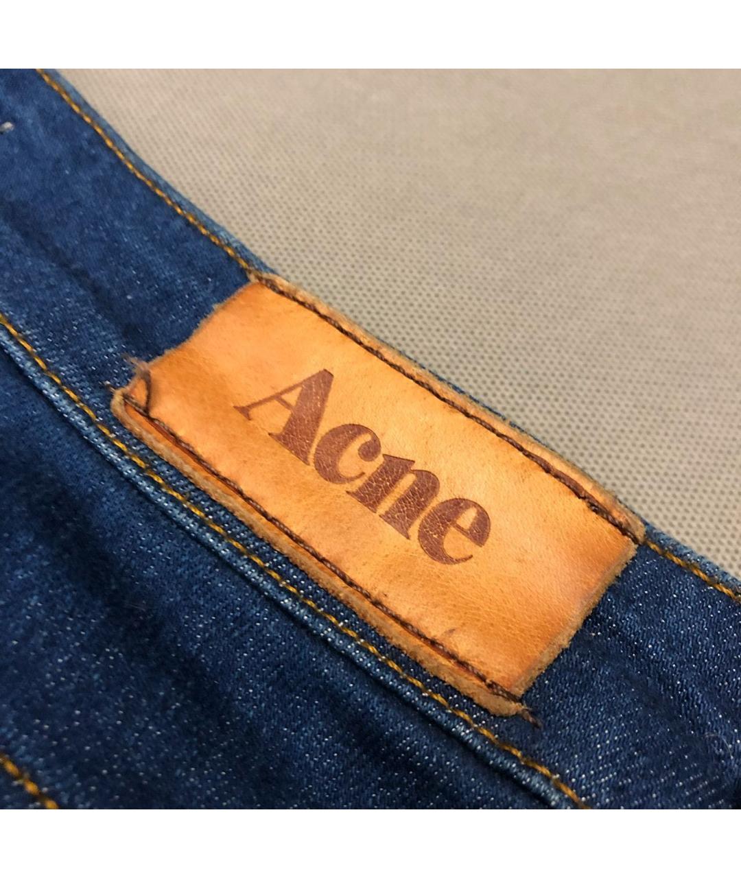 ACNE STUDIOS Темно-синие джинсы, фото 4