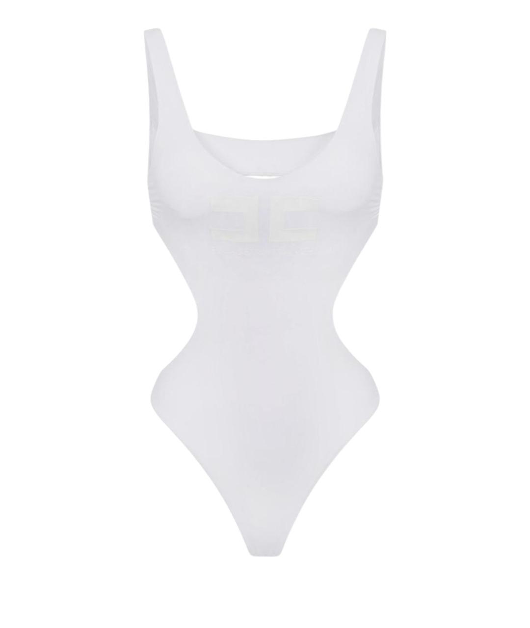 ELISABETTA FRANCHI Белый полиамидовый купальник, фото 1